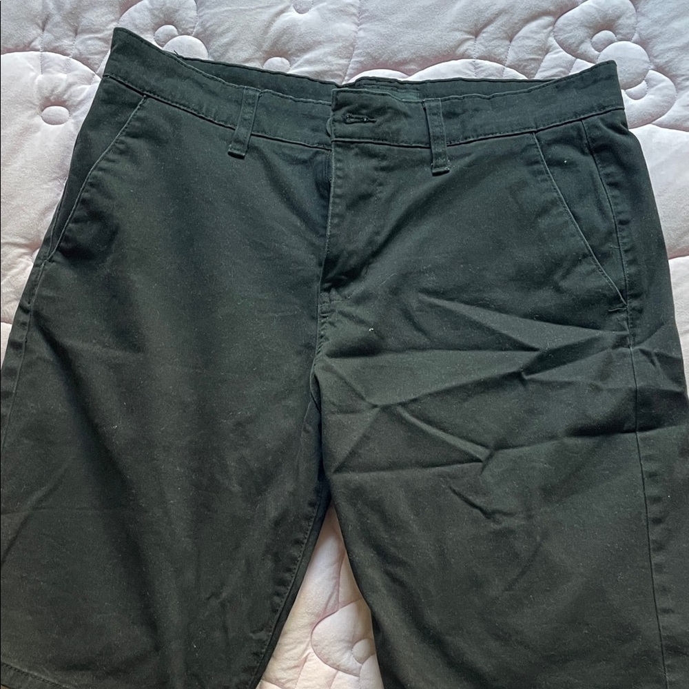 RSQ Men's Dark Gray Flat Front Shorts